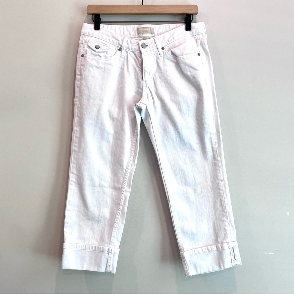 Banana Republic Factory Cuff Hem Crop Capri Jeans